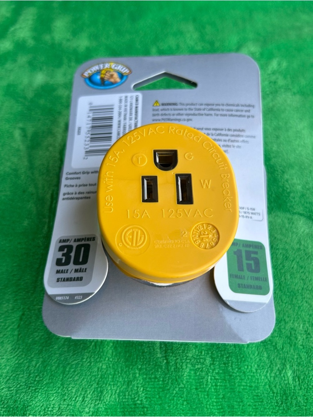 RV Electrical Adapter - 30AM/15AF - Picture 7 of 8